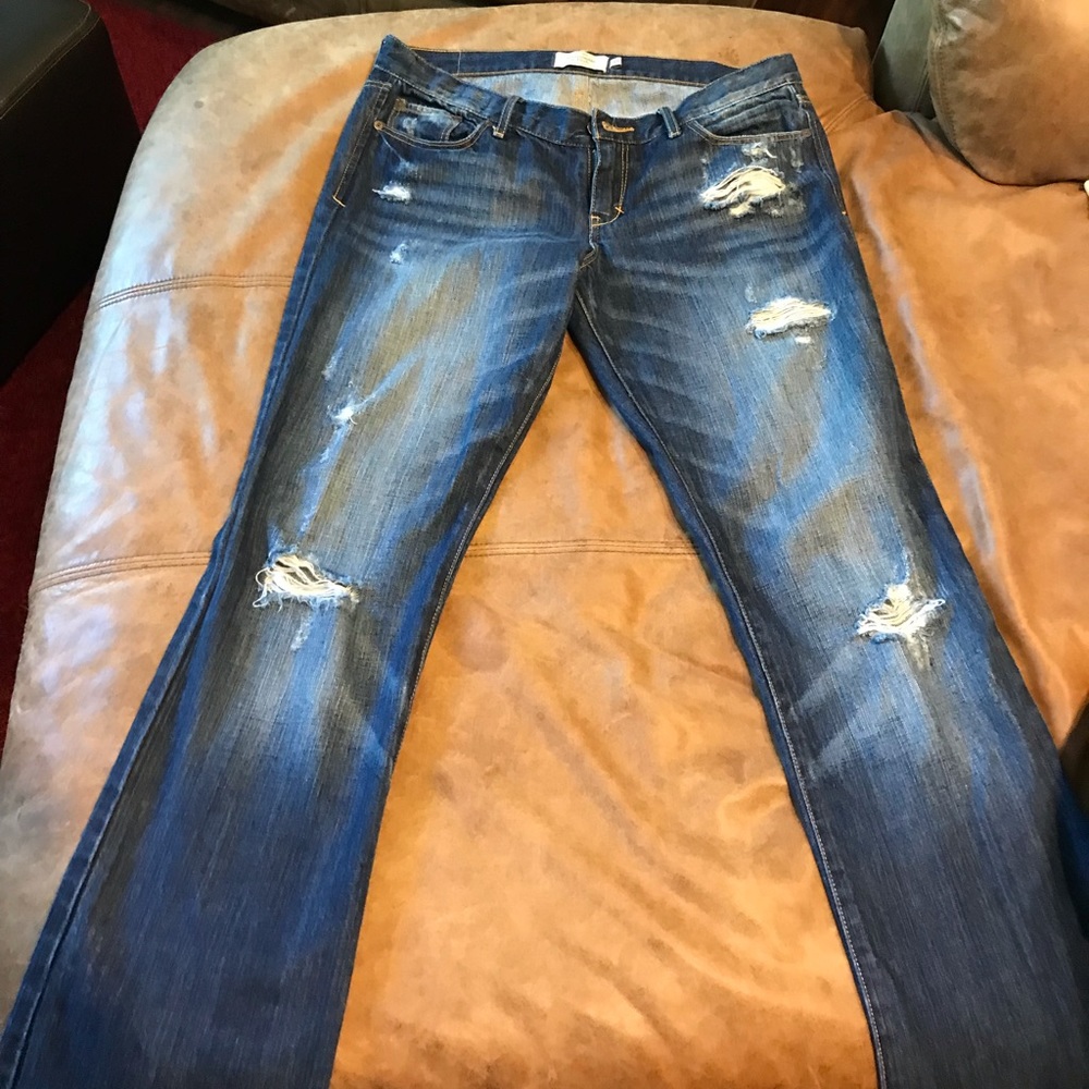 Abercrombie and Fitch distressed denim